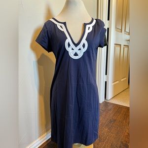 NWT Lilly Pulitzer Blue and White Dress. Size M